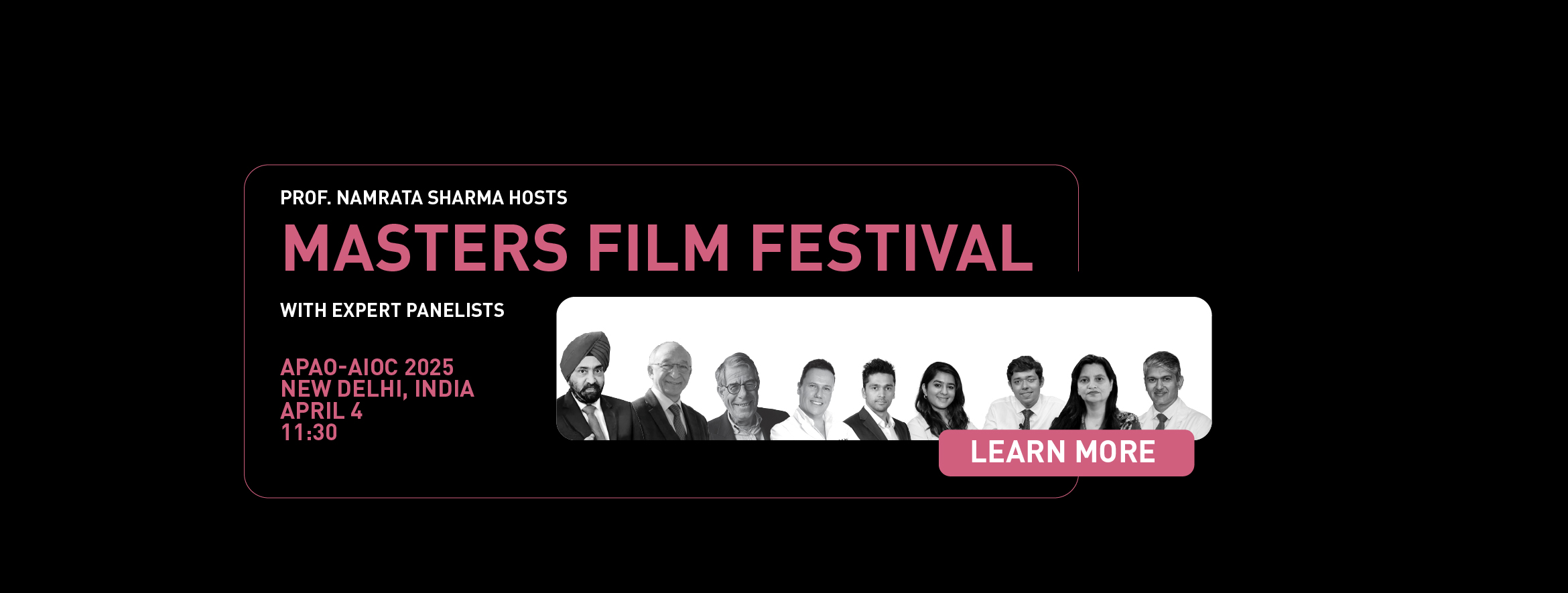 Masters Film Festival India Banner Learn More